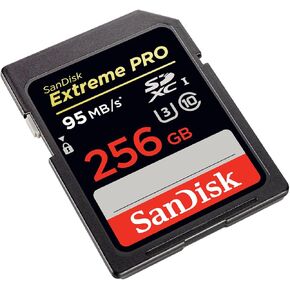 SanDisk Extreme PRO 256GB up to 95MB/s UHS-I/U3 SDXC Flash Memory Card - SDSDXPA-256G-G46