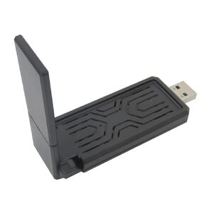 WIFI6E USB 3.0 WIFI ADAPTER بواسطة Blue ELF للكمبيوتر الشخصي ، AX5400M 802.11AX ، TRI-BAND 6GHZ/5GHZ/2.4GHz ، WPA3 ، محول شبكة USB WIFI WIFI اللاسلكي لجهاز الكمبيوتر المحمول ، فقط لنظام التشغيل Windows 11/10