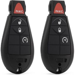 Key FOB استبدال Jeep Cherokee 2014-2019 إدخال مفاتيح السيارة عن بُعد 433 ميجا هرتز معرف GQ4-53T 4A (2pcs)