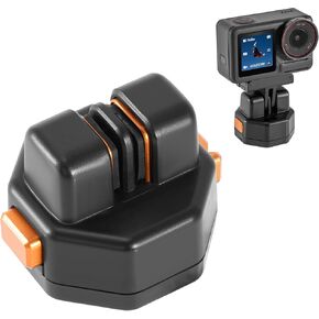 Magnetic Quick Release Base for DJI Pocket2/3/ DJI ACTION3/4/5Pro/Insta360 Series，One-Click Quick disassembly and a 1/4 Screw Interface for Use with a Variety of Action Camera Accessories