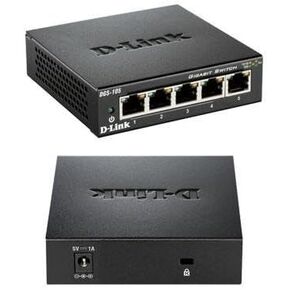 D-Link Dgs-105 5-Port Desktop Switch Prod. Type: Networking/Switches 4 to 10 Ports