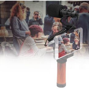 CVM-VM10II CVM-VM10II Full Metal Mini Compact On-Camera Cardioid Directional Video Microphone with Shock-Mount for Phone Smartphones for for 3,3+,4,5 for A7RII A7 for
