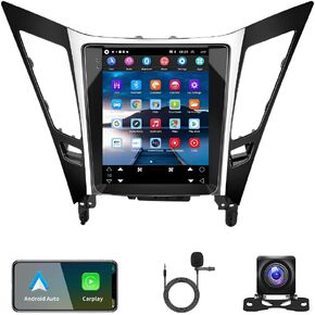 [2G+32G]9.7 HD Touch Screen Android 13 Car Radio for Hyundai Sonata 2010-2015 Car Stereo with Wireless Apple Carplay Android Auto, with GPS Navigation,WiFi,Bluetooth,FM/RDS Radio,HiFi,SWC+Rear Camera