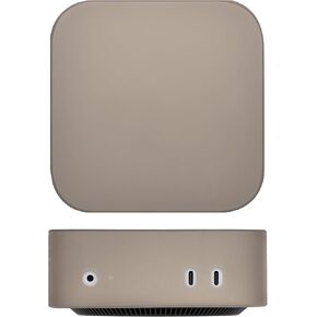 kwmobile Protective Silicone Case for Apple Mac mini Case - Soft Waterproof Cover - Shockproof Dustproof Desktop Protection - Grey