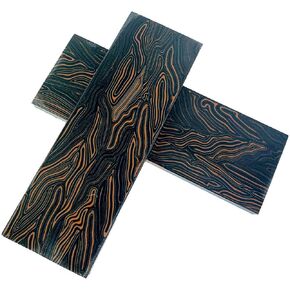 RECHERE 2pcs Knife Handle Scale Slabs Grips G10 Damascus Pattern Multi-Color Knives Sword Gun Making Material 130X43X8mm