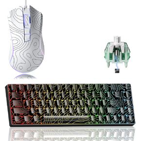 XVX HE68 Pro Rapid Trigger Keyboard and G705 Wired Gaming Mouse