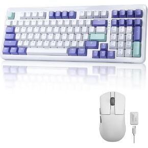 DAREU Wireless Keyboard and Mouse:EK98PRO 96% Wireless Mechanical Gaming Keyboard &A950 Wing 35g Ultra-Lightweight 8K Polling Rate Wireless Gaming Mouse Combo