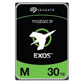 Seagate Exos M 30TB Enterprise Internal Hard Drive HDD - 3.5in 6GB/s SATA 7200RPM 2.5M MTBF (ST30000NM004K)