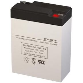 WP9-6A 6 Volt 9 AmpH SLA Replacement Battery with F1 Terminal