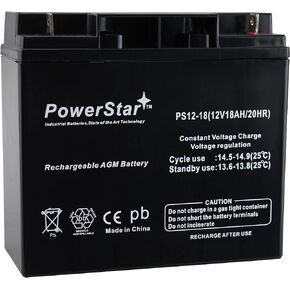 Sealed AGM for Generac, Briggs & Stratton, CPE Auto, Ridgid Generators 12V 18AH