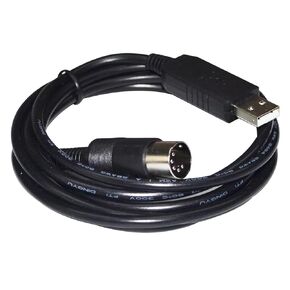 FT232RL USB to DIN 5PIN Male Adapter RS232 Serial Communication Cable for HZF/PTF/DTF/HZT/PTT/DTT Series Scale to PC(3metres)