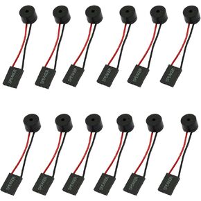 12pcs PC Motherboard Mini Smeker 2.54 Pitch 4 Pin Female Header Desktop Case Case Case DIY Mini Pete Beep Alarm