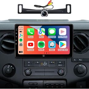 Car Radio Stereo Upgrade for Ford F150(2004-2008) F250/F350/450/550(2008-2016) E150/250/350cargo/ECONOLINE Van(2009-2016) FOCUSFUSION(2005-2007) with Android12/5G WiFi/Wireless CarPlay/Android Auto