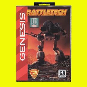 Battletech Game Cartridge 16 Bit MD Game Card With Retail Box For Sega Mega Drive