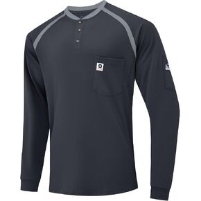 VANDISI FR Shirts for Men CAT2 Flame Resistant Shirts 6.5oz Light Weight Long Sleeve Fire Retardant Shirts in Kuwait
