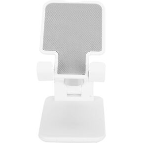 Lightweight Adjustable Tablet Stand, Ergonomic Phone Holder, Mobile Phone Holder for Tablet (White)