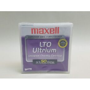 Maxell Universal Dry Process Cleaning Cartridge for LTO Ultrium 1, 2 & 3, 50 Uses (MAX183804)