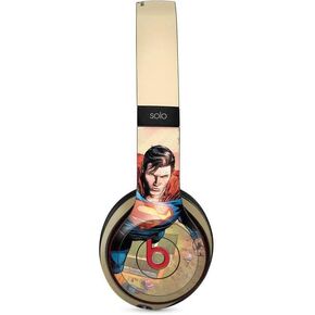 Skinit Decal Audio Skin Compatible with Beats Solo 2 Wireless - Officially Licensed Warner Bros Superman Super Strength Design