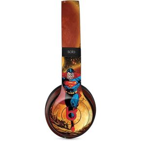Skinit Decal Audio Skin Compatible with Beats Solo 2 Wireless - Officially Licensed Warner Bros The Man of Steel Design