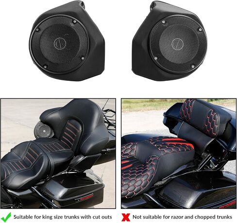 TCMT 6.5 "كينغ جولة مكبر صوت خلفي يناسب هارلي جولة Electra Glide Street Road Glide Ultra Limited Tri Glide 2014-2023 in Kuwait