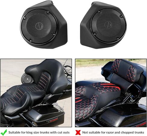 TCMT 6.5 "كينغ جولة مكبر صوت خلفي يناسب هارلي جولة Electra Glide Street Road Glide Ultra Limited Tri Glide 2014-2023 in Kuwait