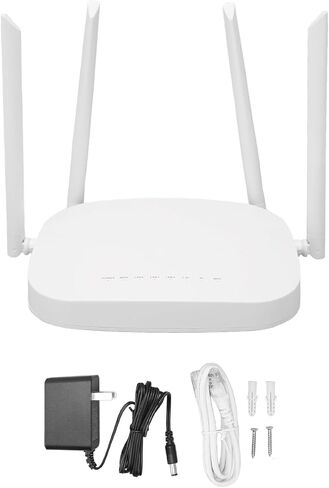 4G Router, Supports 32 Devices High Speed 300Mbps Mobile Hotspot Simple for Family Travel (US Plug) in Saudi Arabia