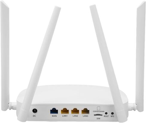 4G Router, Supports 32 Devices High Speed 300Mbps Mobile Hotspot Simple for Family Travel (US Plug) in Saudi Arabia