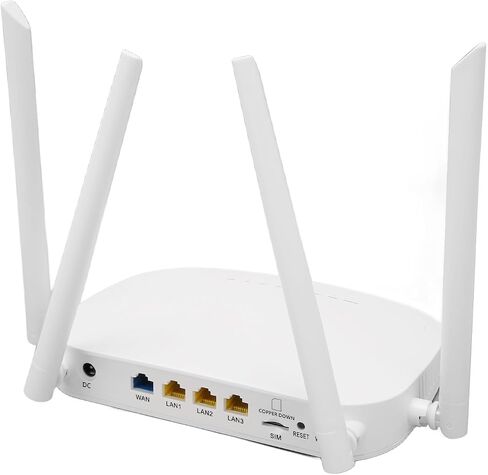 4G Router, Supports 32 Devices High Speed 300Mbps Mobile Hotspot Simple for Family Travel (US Plug) in Saudi Arabia