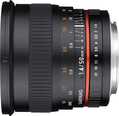 Samyang SY50M-E عدسة المقربة الثابتة Prime 50mm F1.4 لكاميرات Sony E-Mount القابلة للتبديل in Saudi Arabia