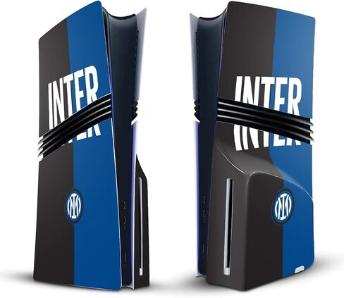 Head Case Designs Officially Licensed Inter Milan Logo Badge Vinyl Sticker Gaming Skin Decal Cover Compatible With Sony PlayStation 5 PS5 Pro Disc Edition Console in Saudi Arabia