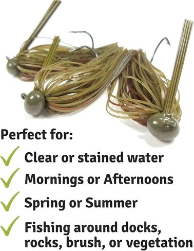 Jigsten Tungsten Tungsten Football Jigs لصيد الأسماك - مجموعة إغراء صيد الأسماك في البطولة الممتازة - هدية مثالية لصيد الأسماك للصيادين الخطيرة 1/2 ، 3/4 ، 1 أوقية in Saudi Arabia