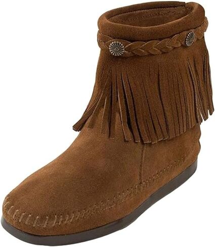 Minnetonka Women's High Top Back Zip Boots in Saudi Arabia