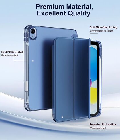 Timovo Case for iPad A16 11th Generation 2025 11 Inch/iPad 10th Generation 2022 10.9 بوصة مع حامل القلم الرصاص [دعم فقط قلم رصاص USB-C] in Saudi Arabia