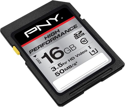 PNY High Performance 32GB Class 10 SDHC Card (P-SDH32G10H-GE-A) in Saudi Arabia