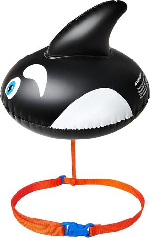 OLNIEZZL Swim Buoy for Open Water,Pool Buoy Swim Training Snorkel Float,Swimming Belt Floatation Devices for Adults Swimming Bubble Safety Float with Adjustable Waist Belt in Saudi Arabia