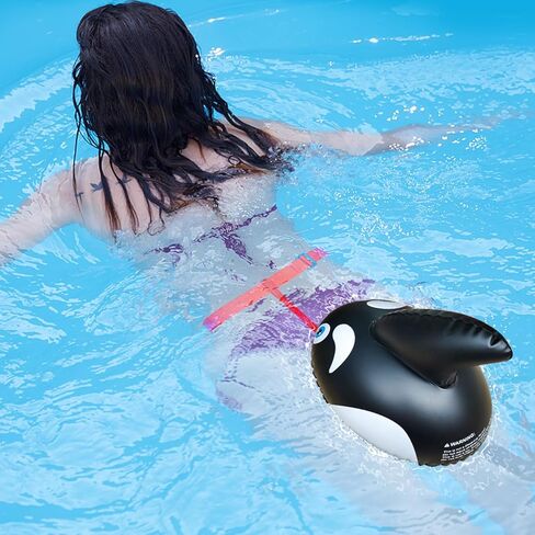 OLNIEZZL Swim Buoy for Open Water,Pool Buoy Swim Training Snorkel Float,Swimming Belt Floatation Devices for Adults Swimming Bubble Safety Float with Adjustable Waist Belt in Saudi Arabia