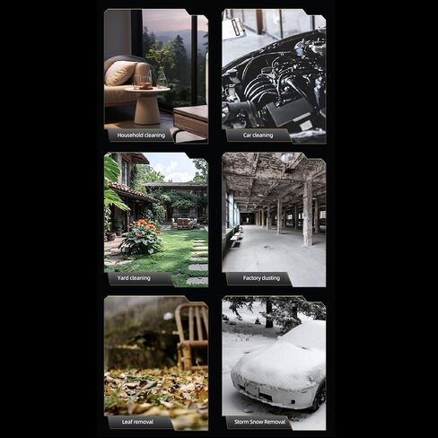 Electric Air Duster, Cordless Handheld Turbo Fan Blower Electric Air Duster Brushless Motor Mini Compressed Air Computer Duster for Cleaning Keyboard Outdoor in Kuwait