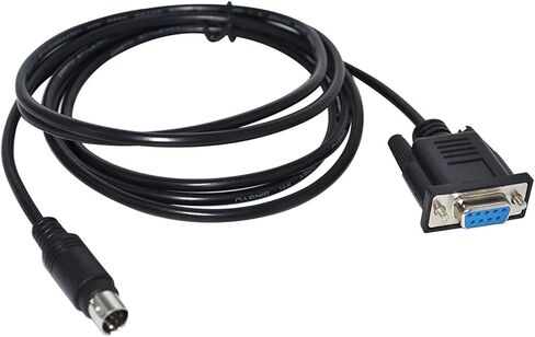 D-Sub 9 Pin DB9 أنثى إلى Mini DIN 8P MD8 MALE ADAPTER RS232 CABLE SERIAL TRANCH in Kuwait