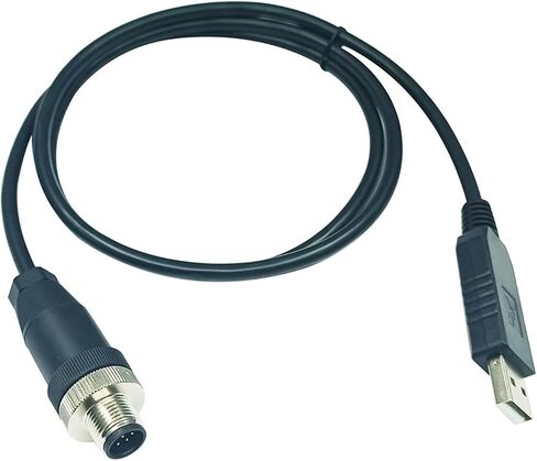 FT232RL رقاقة USB إلى M12 8PIN RS232 كابل الاتصال التسلسلي لأرصدة سلسلة ICS لمضيف الكمبيوتر (3METRES ، موصل مستقيم) in Saudi Arabia