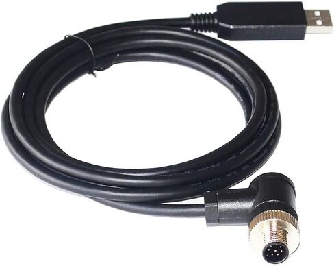 FT232RL رقاقة USB إلى M12 8PIN RS232 كابل الاتصال التسلسلي لأرصدة سلسلة ICS لمضيف الكمبيوتر (3METRES ، موصل مستقيم) in Saudi Arabia
