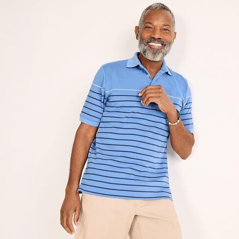 Lands' End Men's Short Sleeve Super Soft Supima Polo Shirt in Saudi Arabia