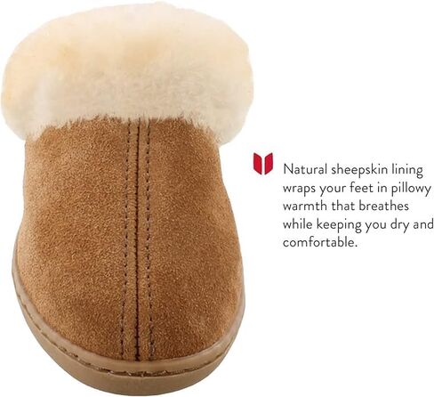 Minnetonka Women's Suede Sheepskin Mule Slipper in Kuwait