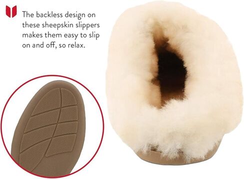 Minnetonka Women's Suede Sheepskin Mule Slipper in Kuwait