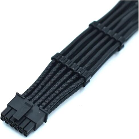 ATX3.0 12VHPWR Power Cable PCI-e 5.0 12VHPWR ATX3.0 600W 16AWG Male to Male Graphic Card GPU 12+4pin for 4000 Series(30cm) in Saudi Arabia