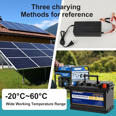 12V 100Ah LiFePO4 Lithium Battery with 100A BMS,5000 Deep Cycles Rechargeable Batterys Life for RV,Solar,Trolling Motor,Outdoor Energy Storagespecial Battery in Saudi Arabia