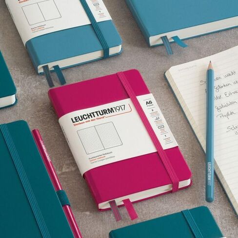 LEUCHTTURM1917 - Notebook Softcover Pocket A6-123 Numbered Pages for Writing and Journaling (Dotted, Sage) in Saudi Arabia