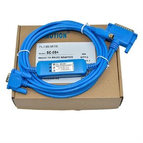 Suitable for Programming Cable Download line Communication line A/FX Series Data line Serial Port Cable SC-09+(White)