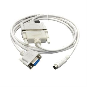 Suitable for Programming Cable Download line Communication line A/FX Series Data line Serial Port Cable SC-09+(White)