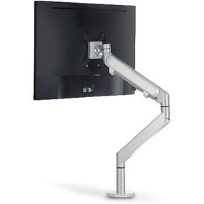 OZ-1 Aluminum Height Adjustable 17-32 Inch Monitor Holder Desk Stand Single Arm Gas Spring Monitor Mount Bracket(Silver Grey)