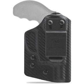Clip & Carry IWB Kydex Holster for the Smith & Wesson J Frame 442/642, 36, 37, 60, 437, 637, 37, 360, 342, 40, 42, 640, 340 2" pistol - Inside Waistband Concealed Carry - Audible Retention - Adjus. Cant - Claw Compatible - USA Made